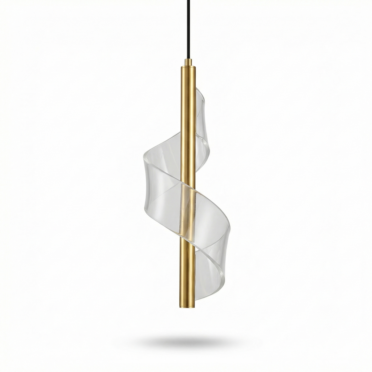 Spirea suspension, fond blanc
