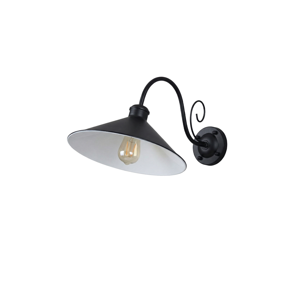 Dorella applique murale extérieure, fond blanc