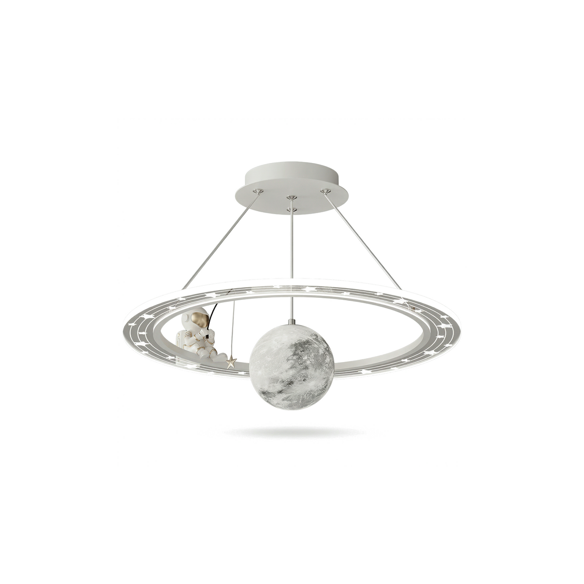 Galaxa plafonnier, fond blanc