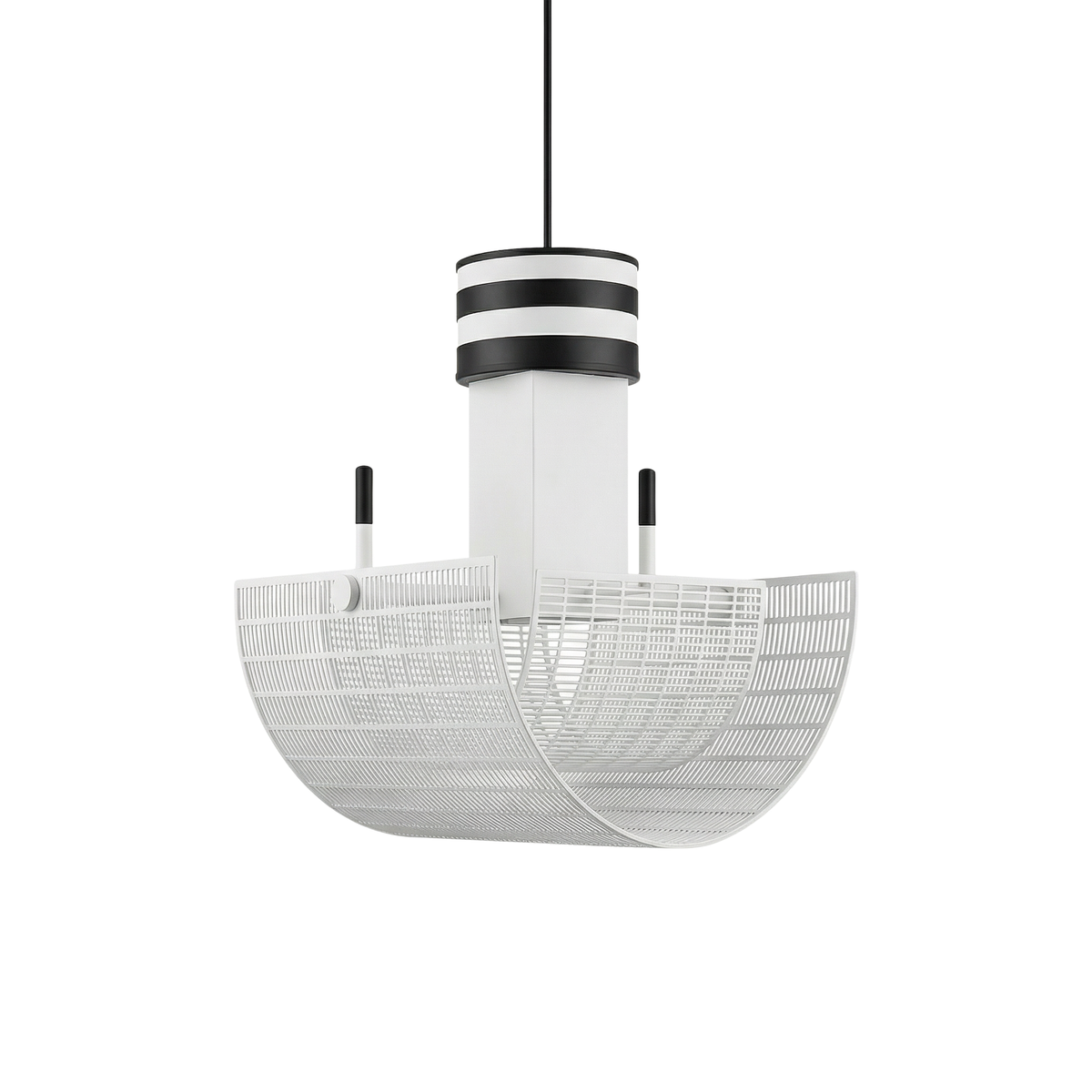 Chalura suspension, fond blanc