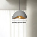 Domea gris ciment allumée, diamètre 30 ou 40 cm