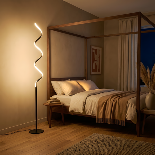 Aeliamio lampadaire ambiance du soir