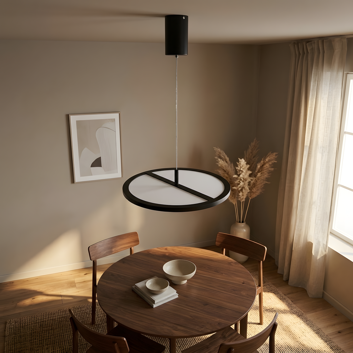 Araneva suspension anneau LED, entrée