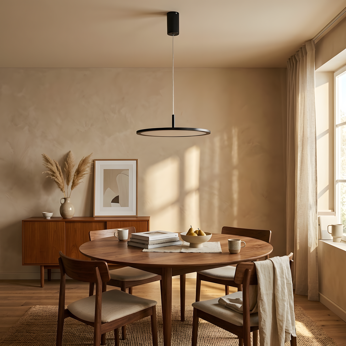 Araneva suspension anneau LED, salle à manger