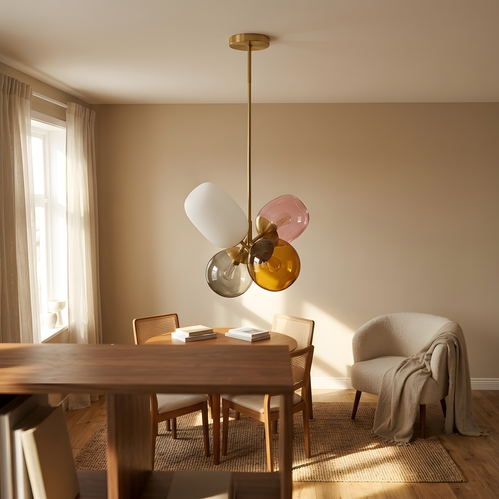 Argentea suspension aérienne multicolore, entrée