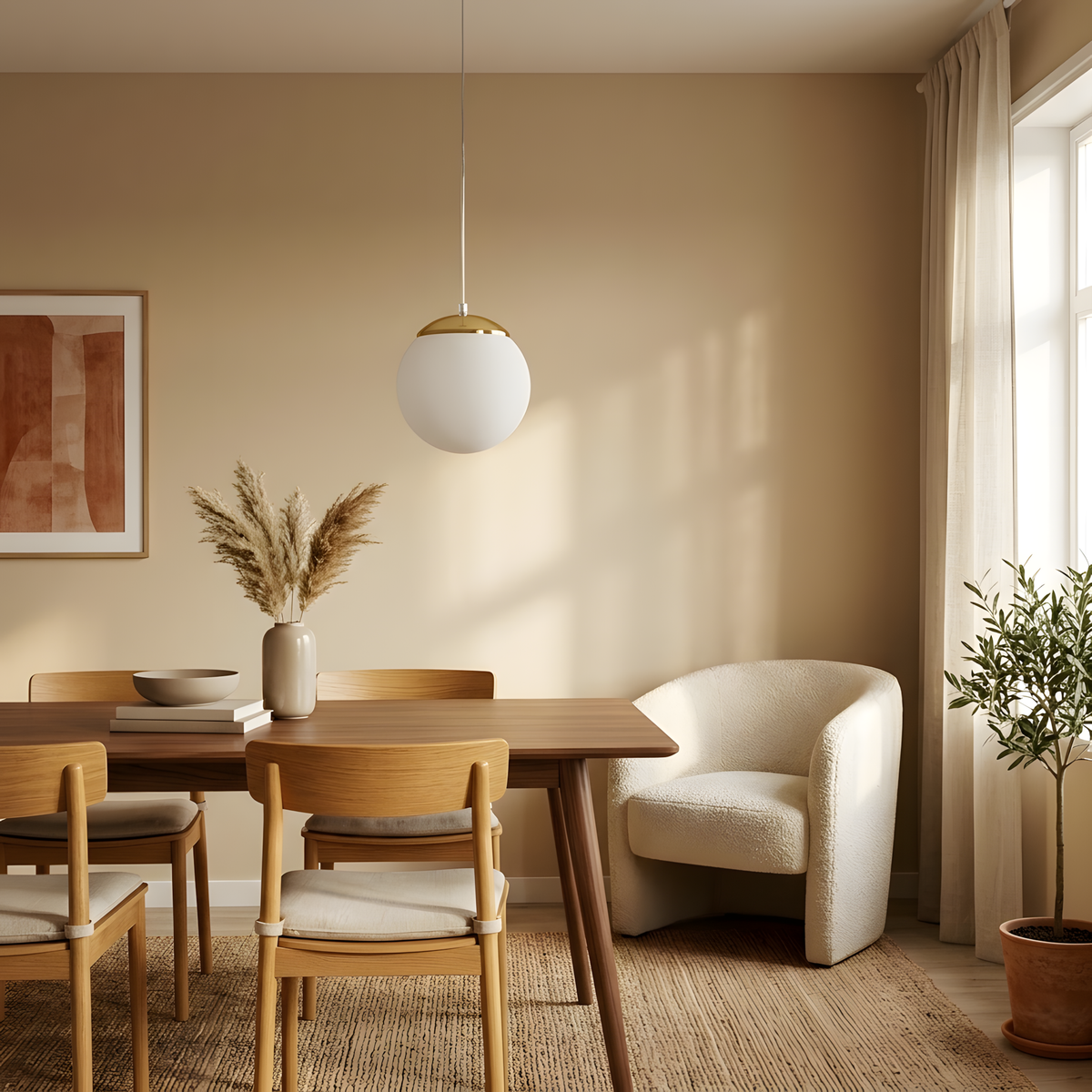Astrenia suspension globe opalin, cuisine