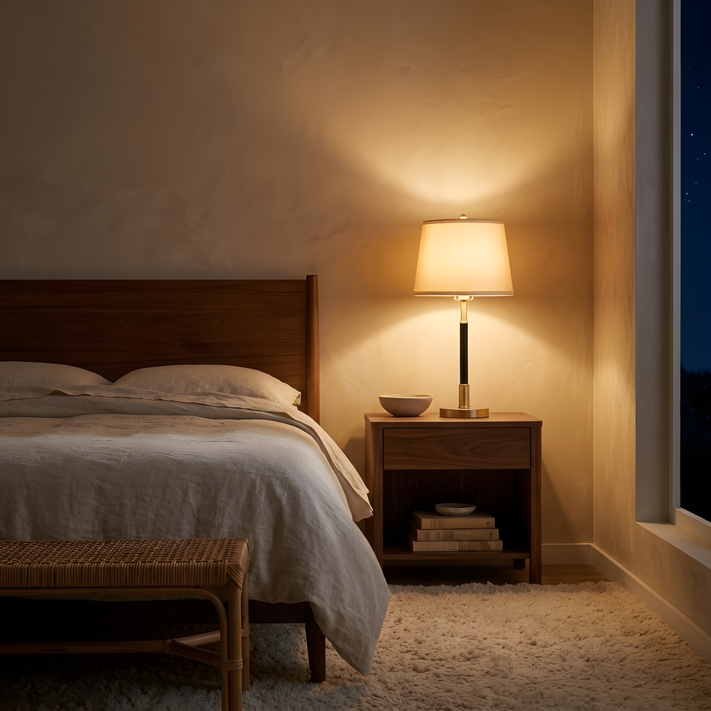 Aureassa lampe à poser ambiance du soir
