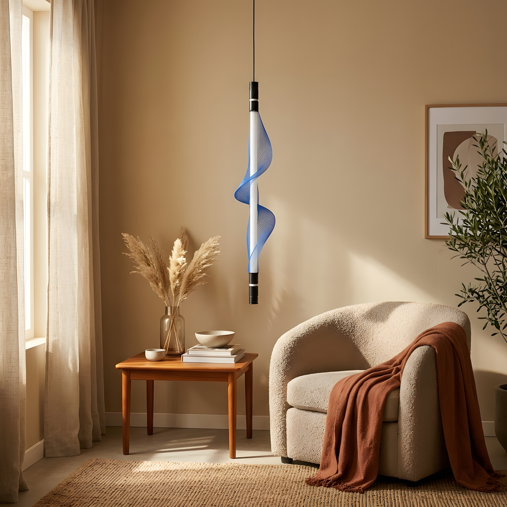 Aurenza suspension linéaire LED, salle à manger