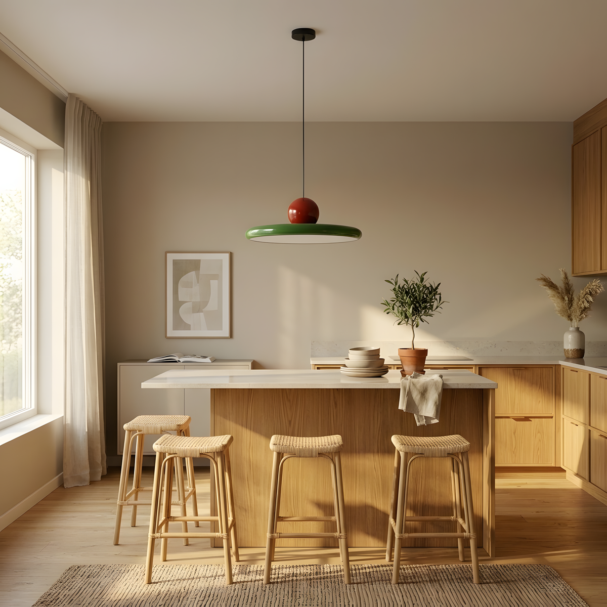 Belora suspension rétro, lumière du soir