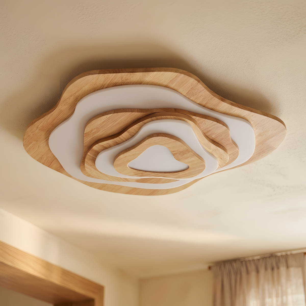 Boisea plafonnier nuage, ambiance chambre