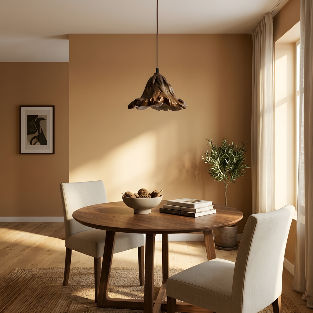 Brelina suspension résine lotus, salle à manger