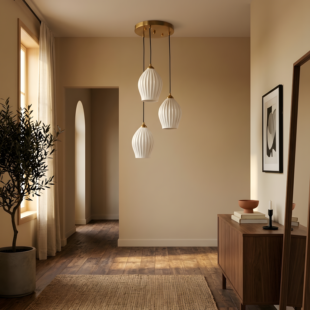 Brinova suspension céramique, lumière du soir
