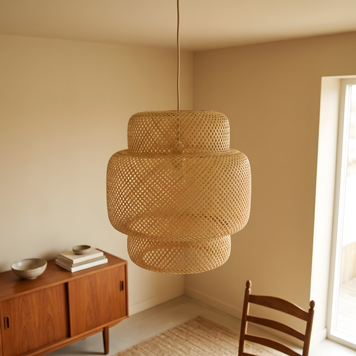 Brisela suspension bambou, véranda