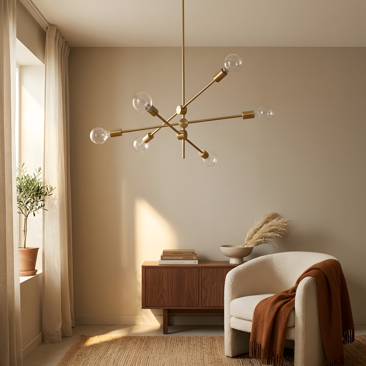 Brondera suspension bras réglables, lumière du soir
