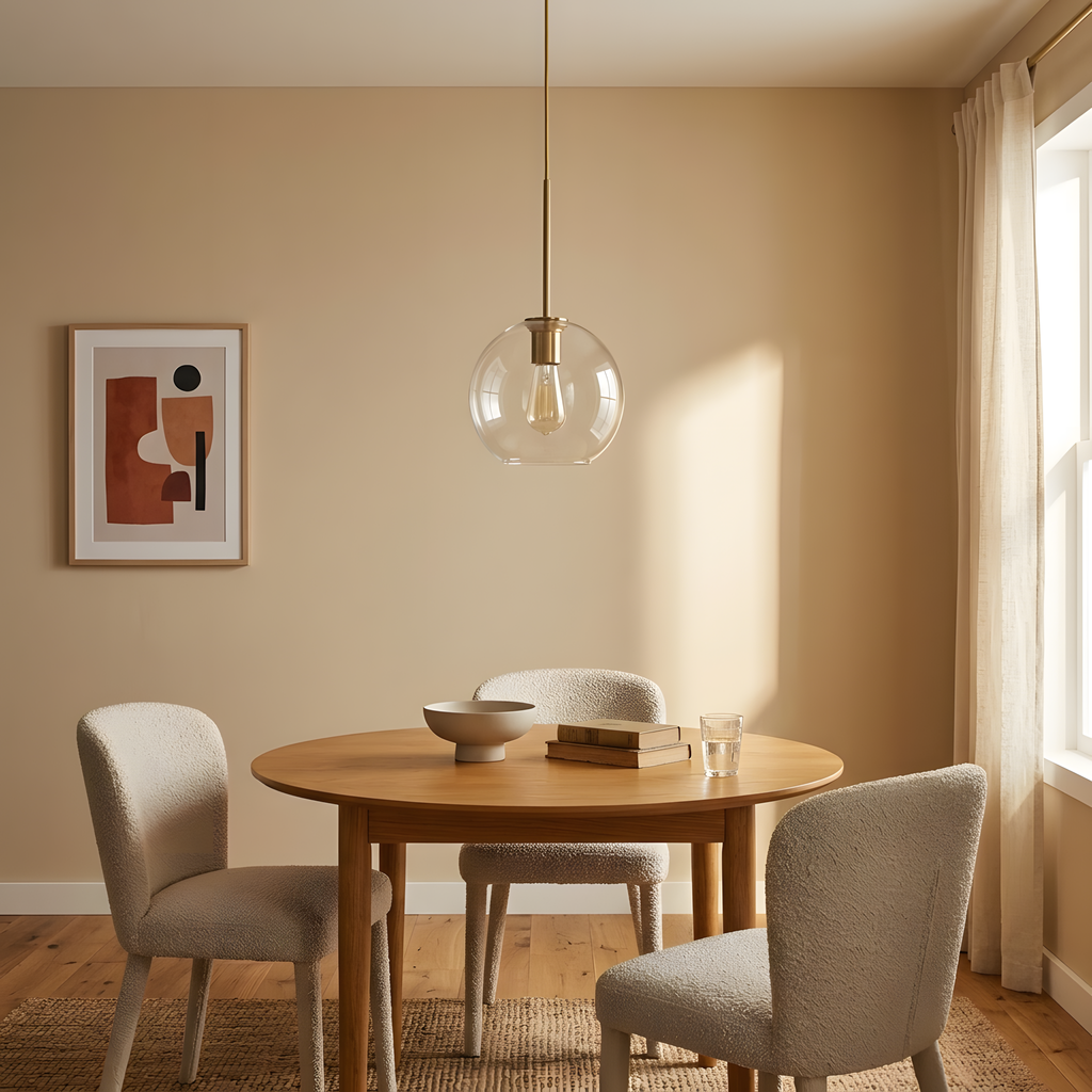 Brumea suspension verre fumé, lumière du jour