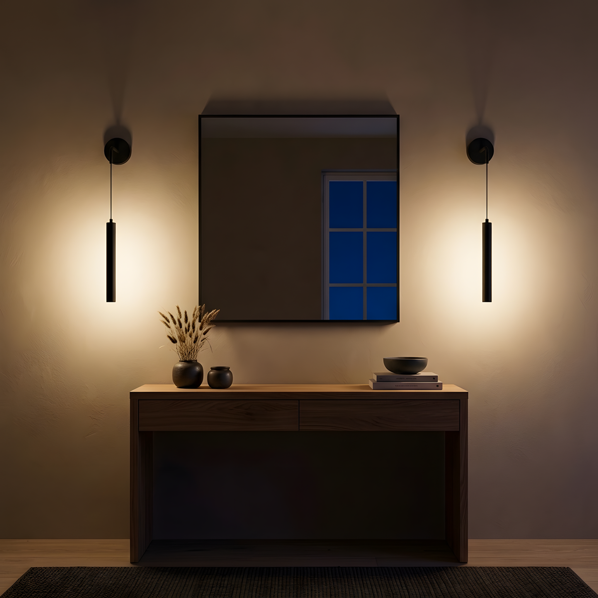 Calnio applique murale chambre le soir