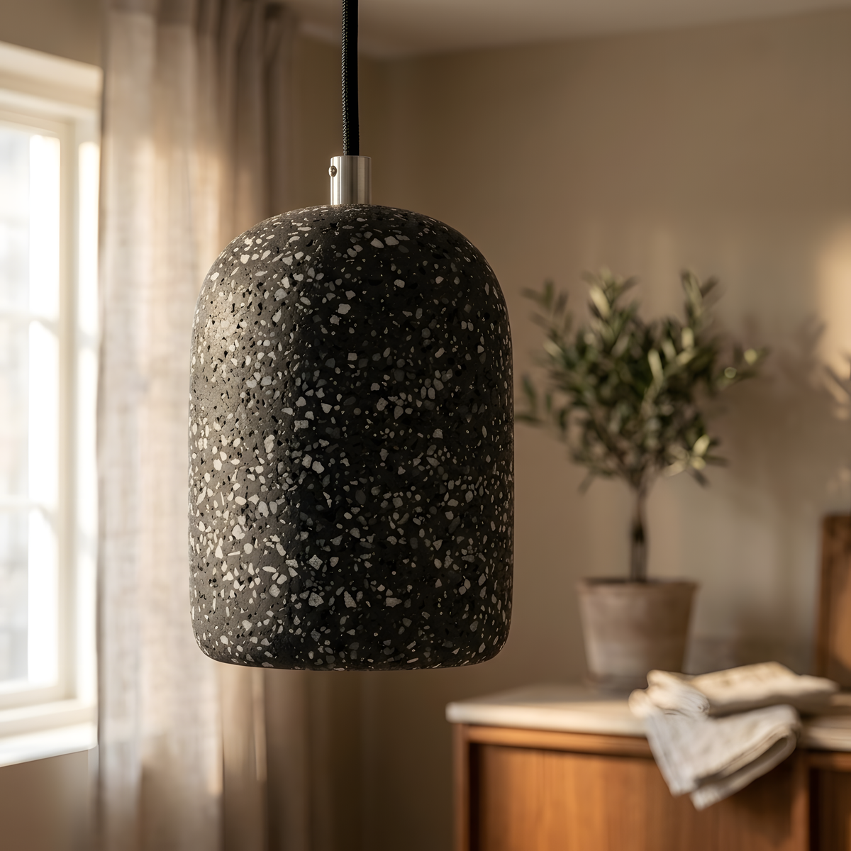 Calvira suspension ciment, salon industriel