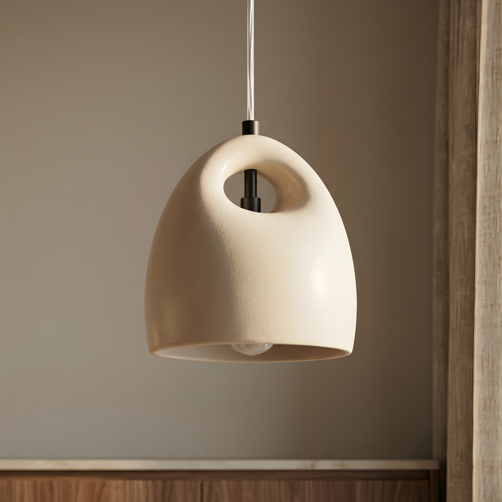Ceruvia suspension céramique blanche, salon