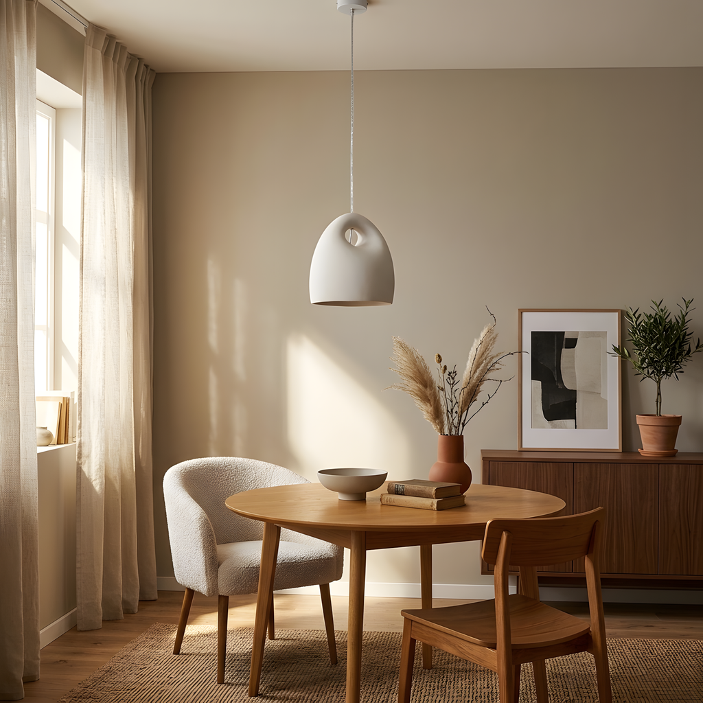 Ceruvia suspension céramique blanche, salle à manger
