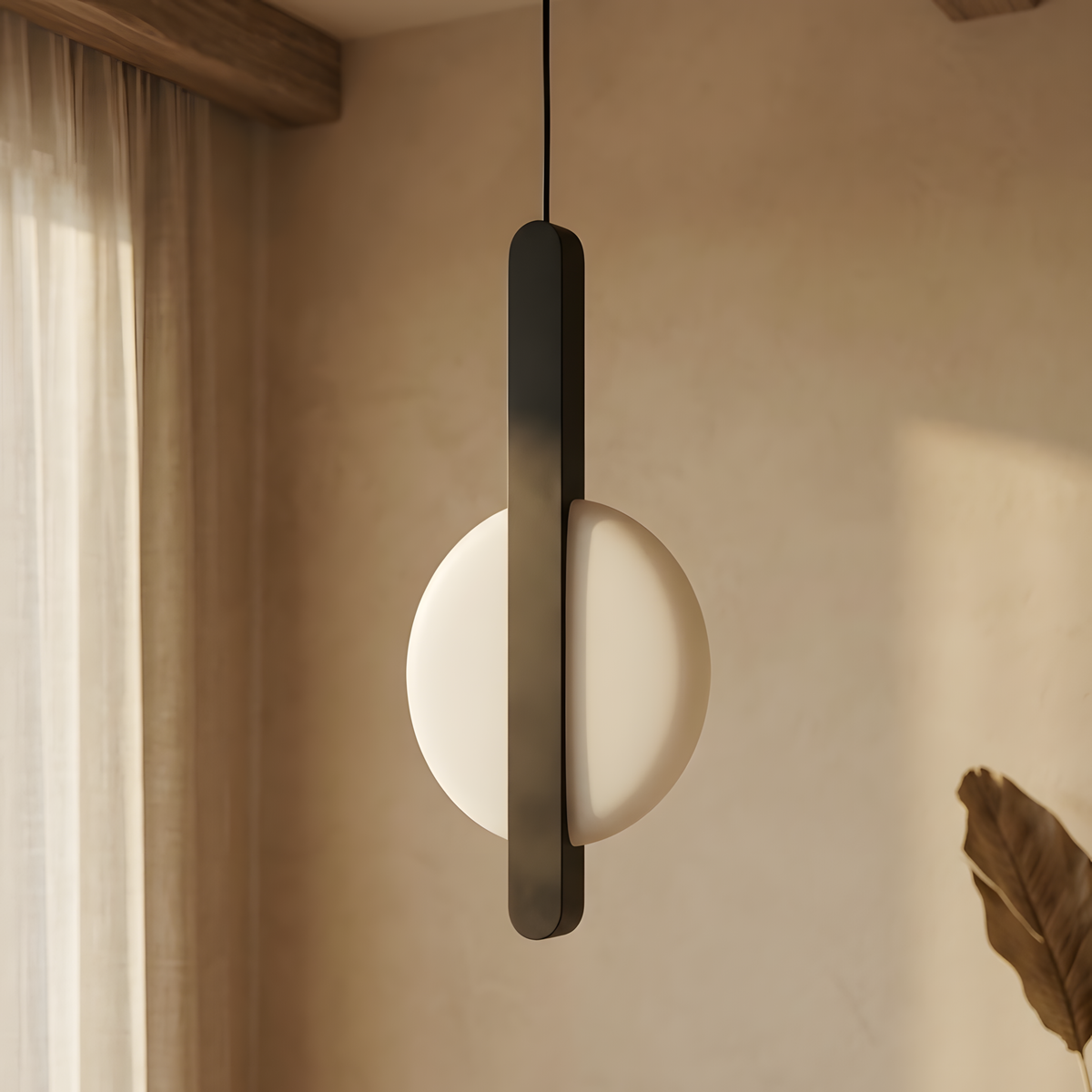 Colvane suspension noire, bureau
