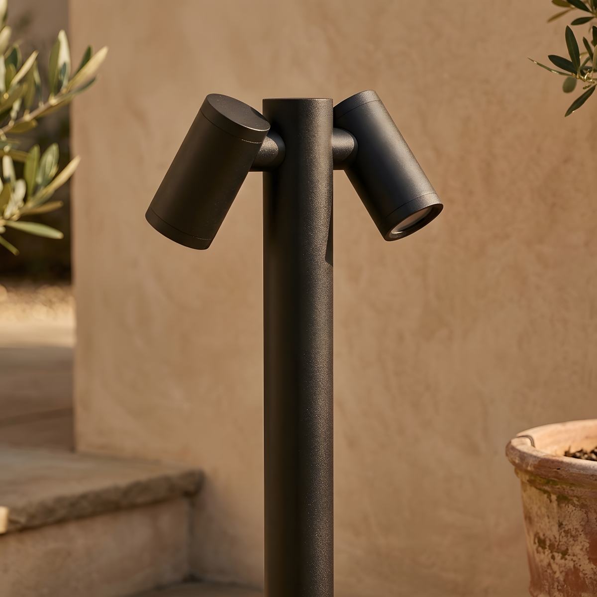Coriasca lampadaire extérieur mise en situation