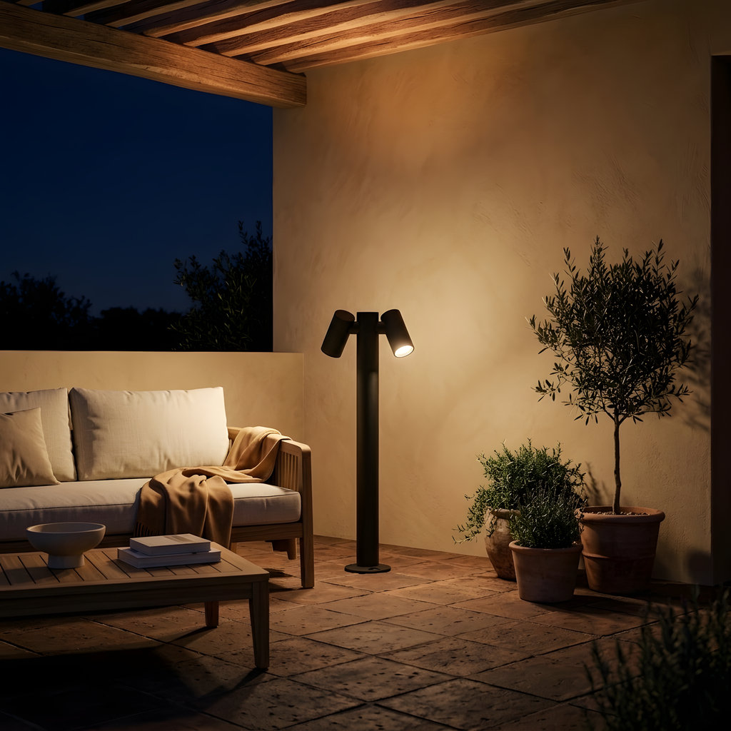 Coriasca lampadaire extérieur vue d'ensemble