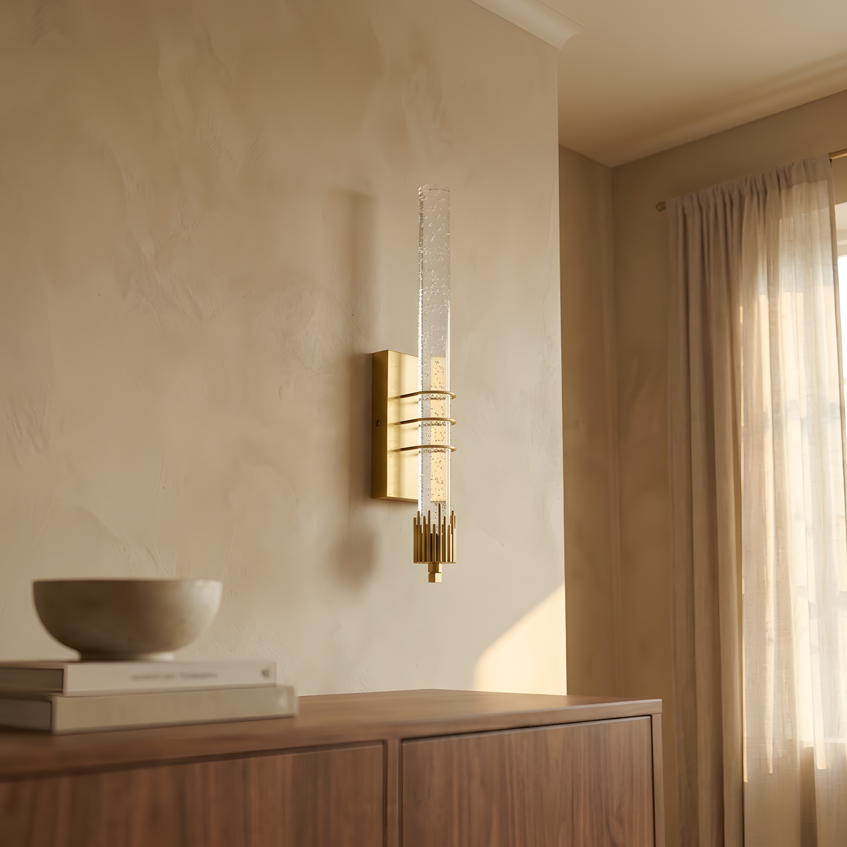 Crenella applique murale détail de lumière