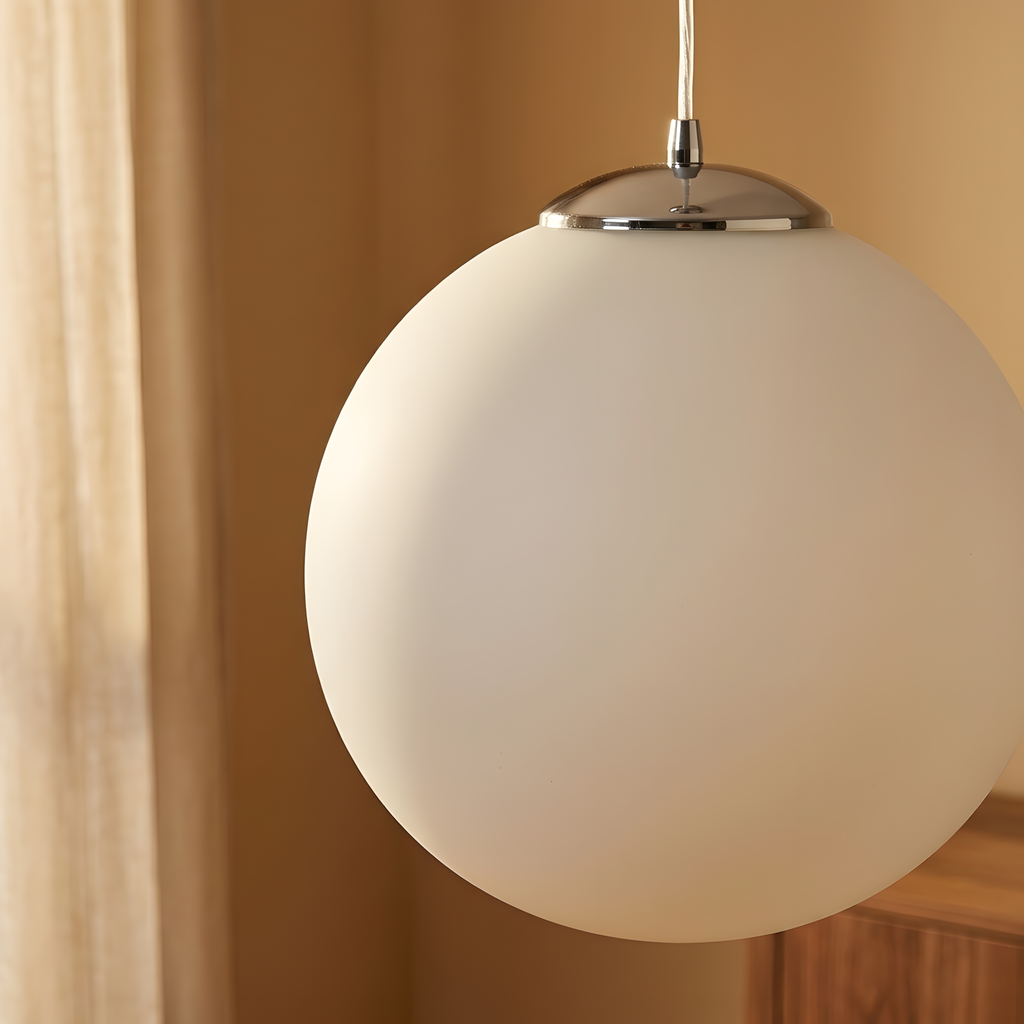 Cylindra suspension globe en verre, entrée