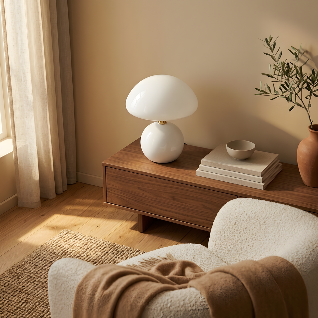 Delaesa lampe à poser détail de lumière