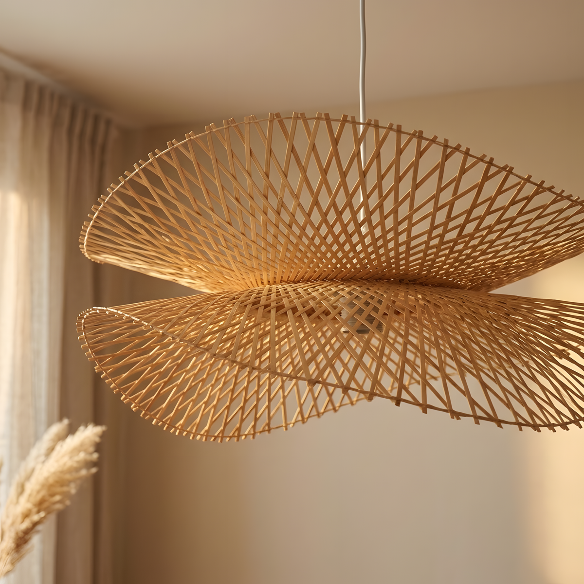 Denvia suspension bambou, coin repas