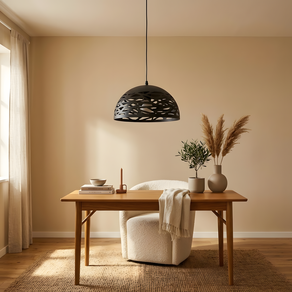 Devora suspension mid-century, lumière du soir