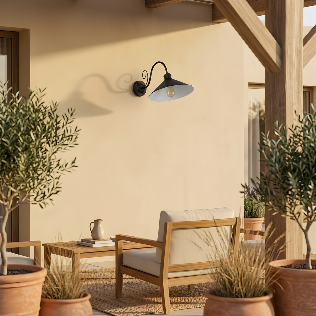 Dorella applique murale extérieure détail de lumière