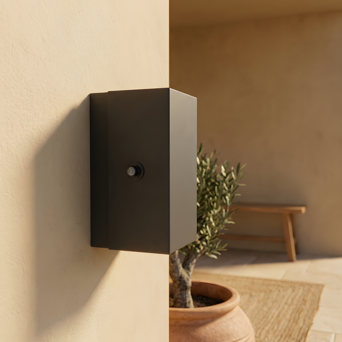 Dorysia applique murale extérieure détail de lumière