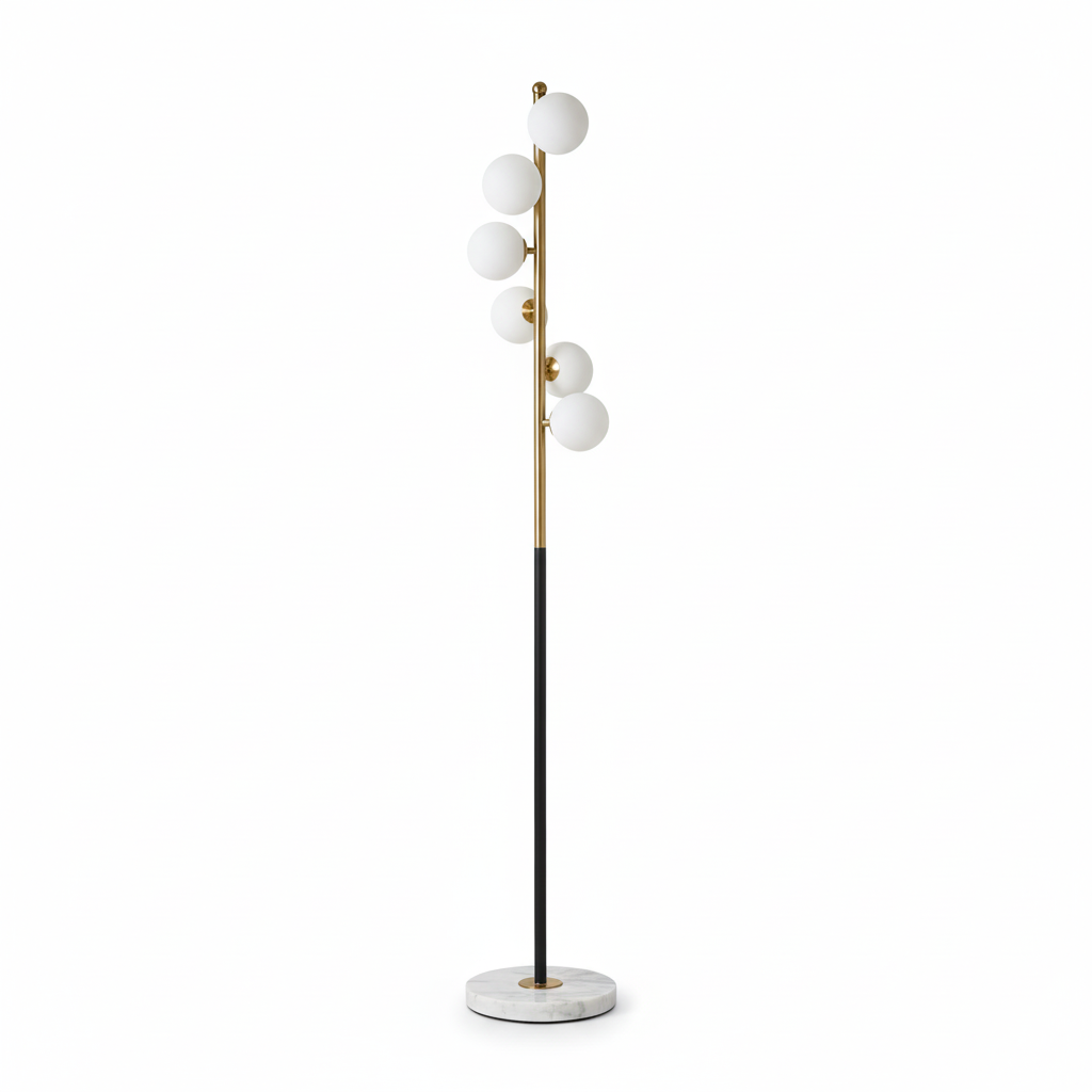 Viruta lampadaire, fond blanc