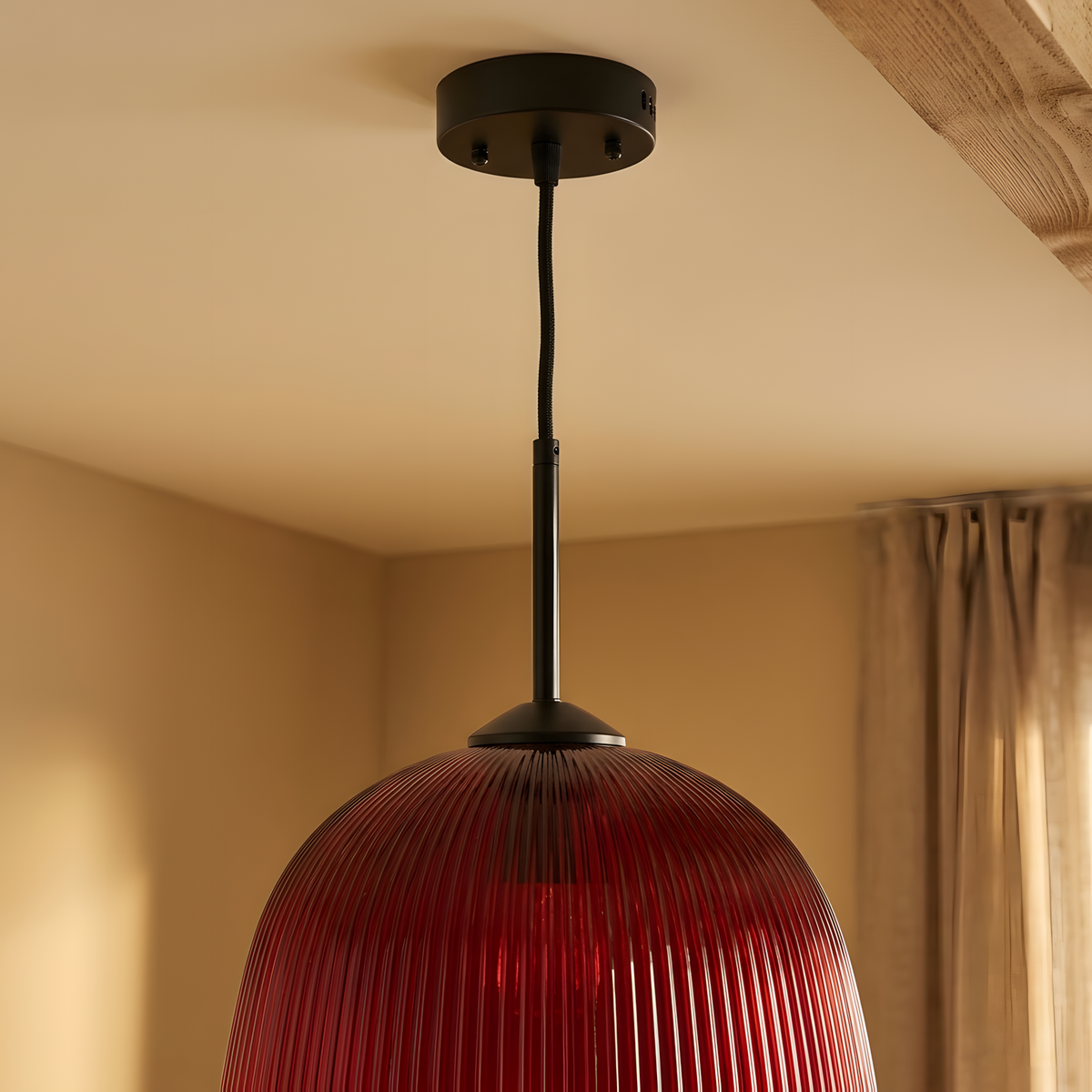 Dravena suspension verre coloré, salon