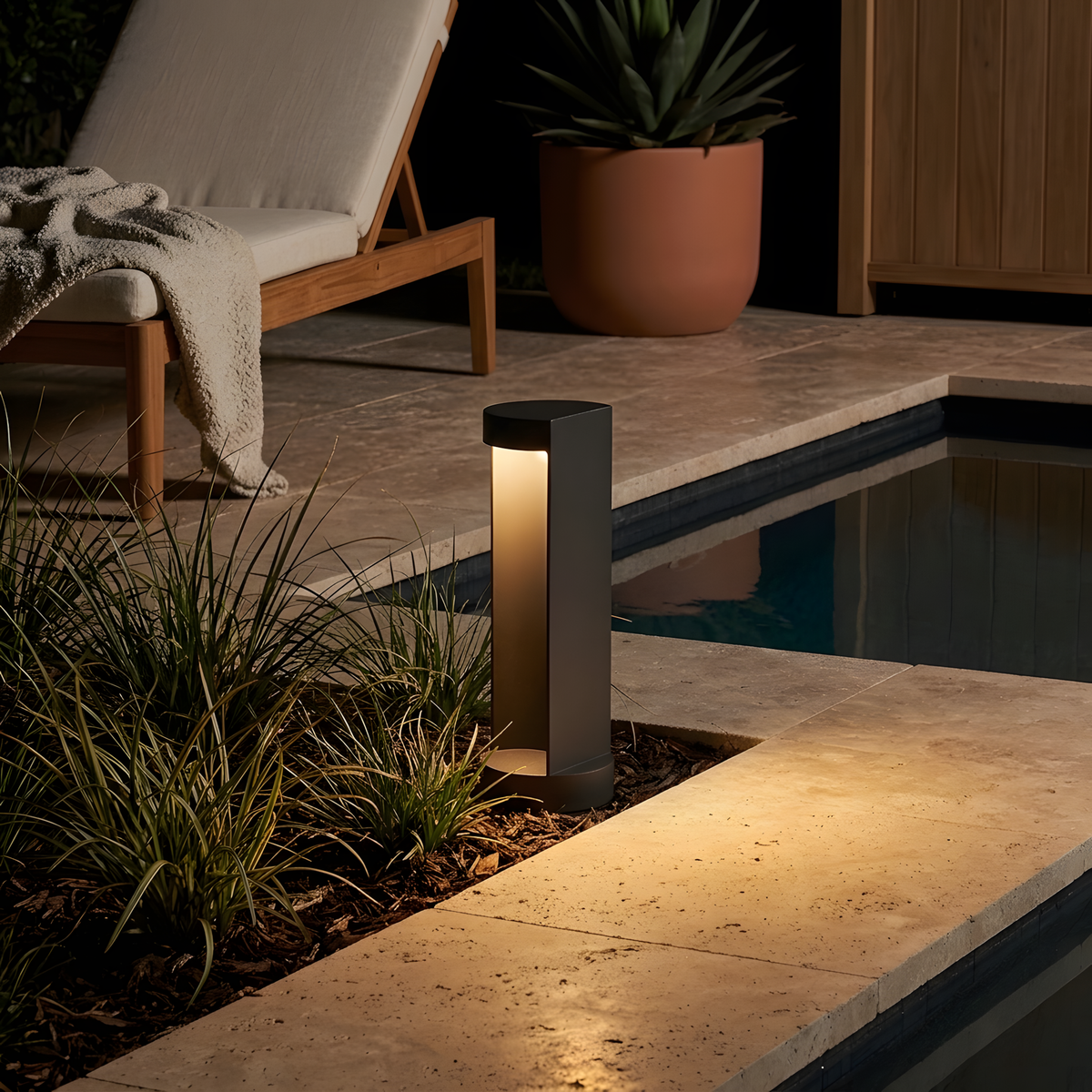 Eliro lampe à poser extérieure vue d'ensemble