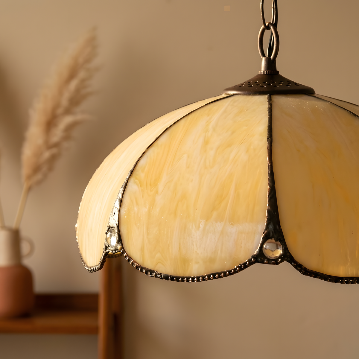 Elsavia suspension Tiffany, coin repas