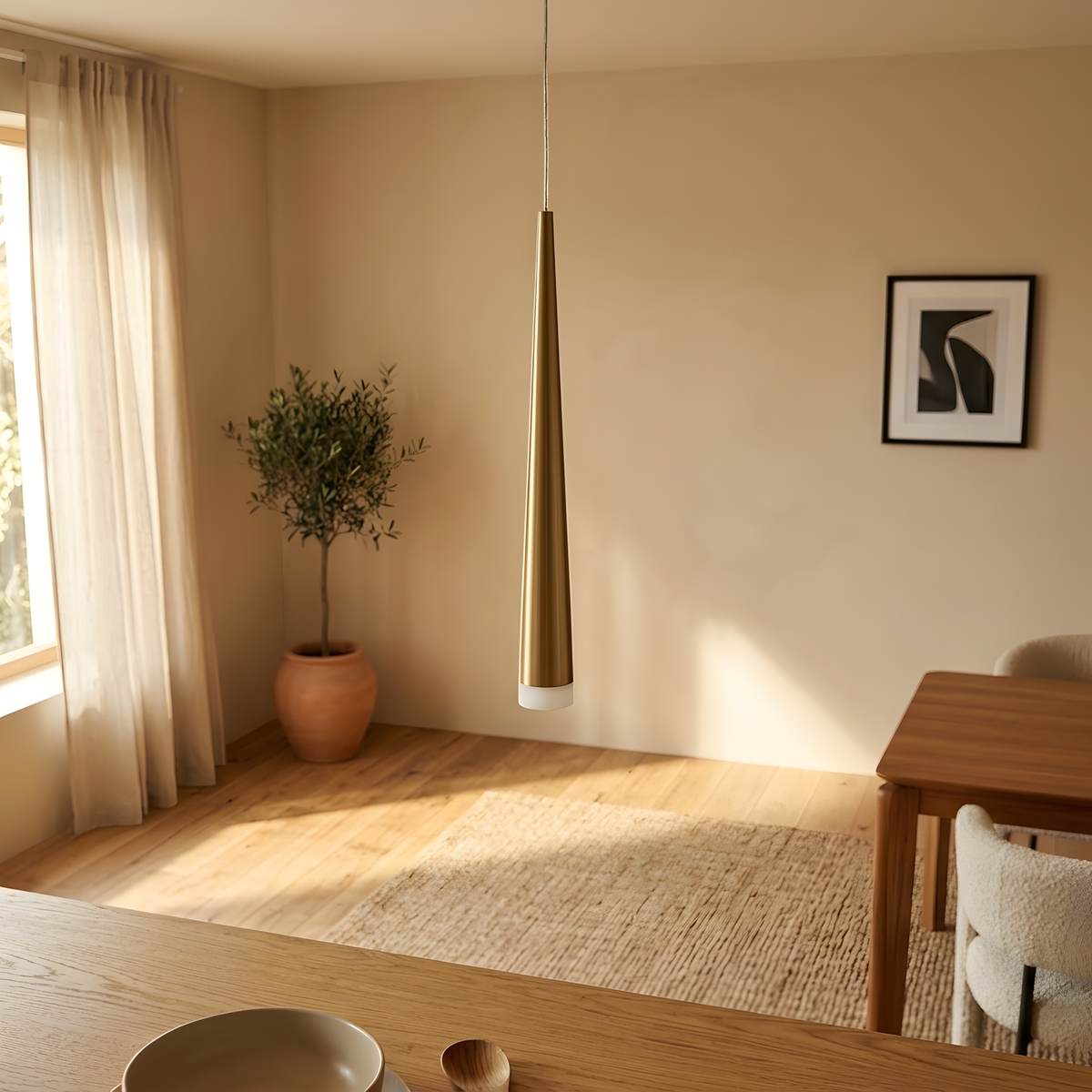 Felenia suspension LED fine, coin lecture