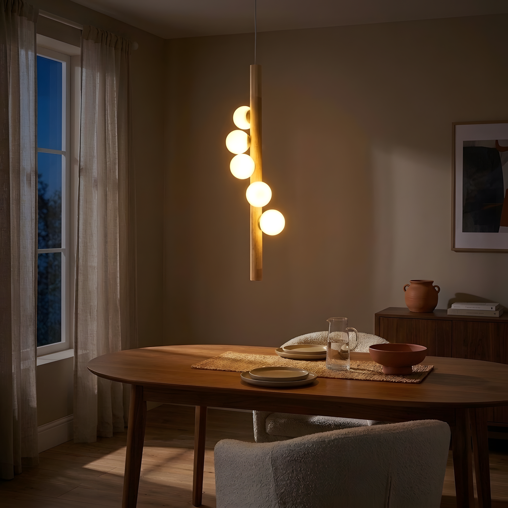 Feliora suspension bois flotté, salon naturel