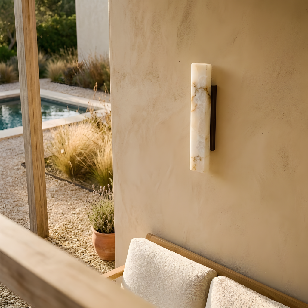 Felreo applique extérieure terrasse au crépuscule