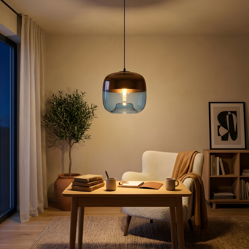 Fenora suspension verre, coin repas