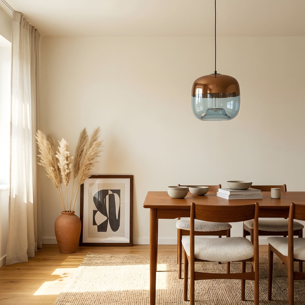 Fenora suspension verre, salle à manger