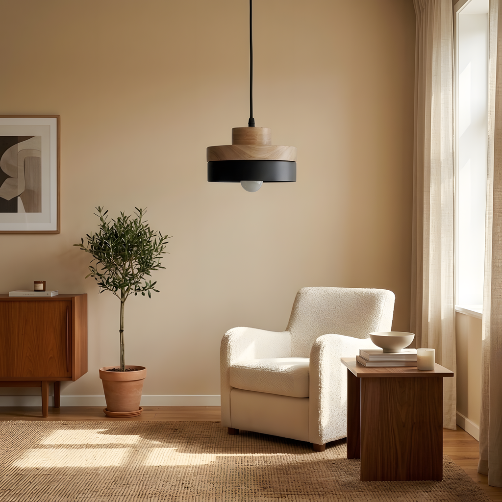 Fervalia suspension cadre métal, lumière du soir