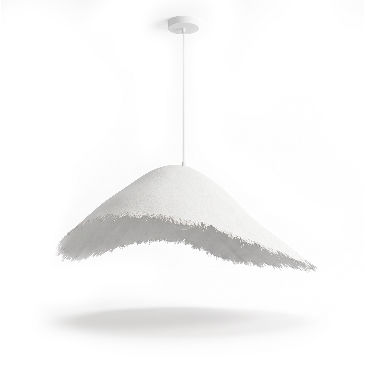 Sirella suspension, fond blanc