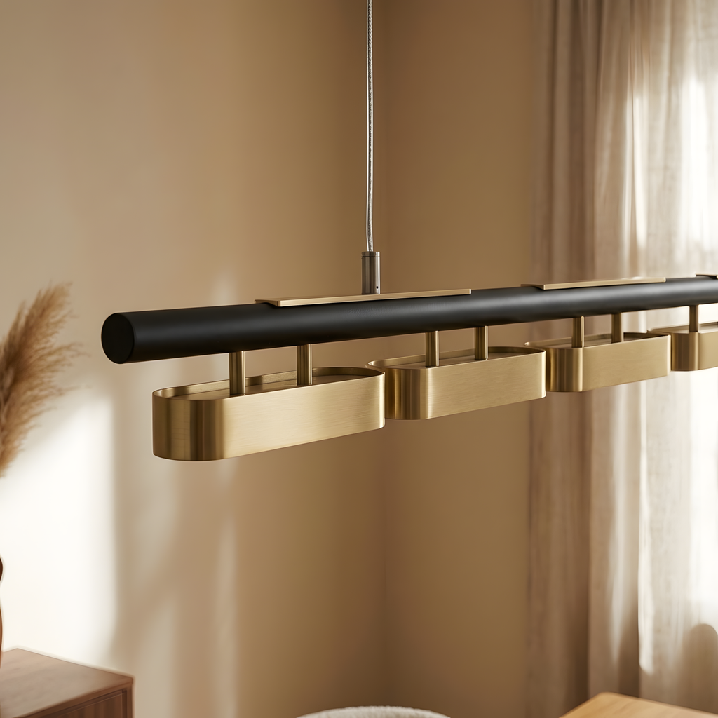 Grandia suspension modulaire noir et doré, salon
