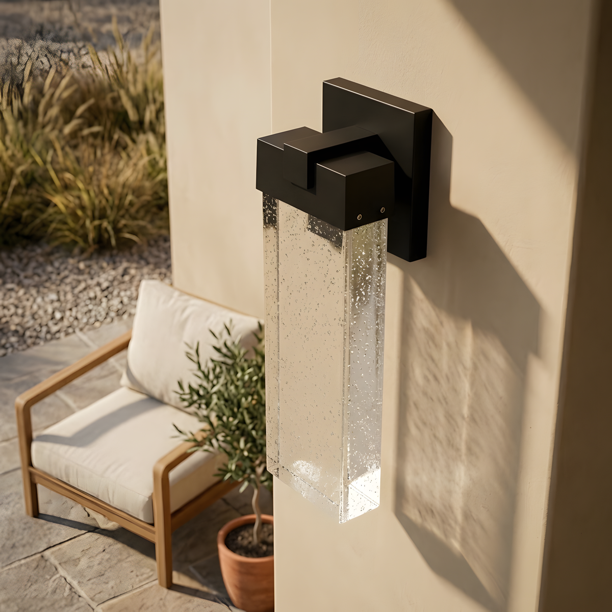 Greella applique murale extérieure détail de lumière