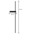 Tarelle L 60 cm (12 W)
