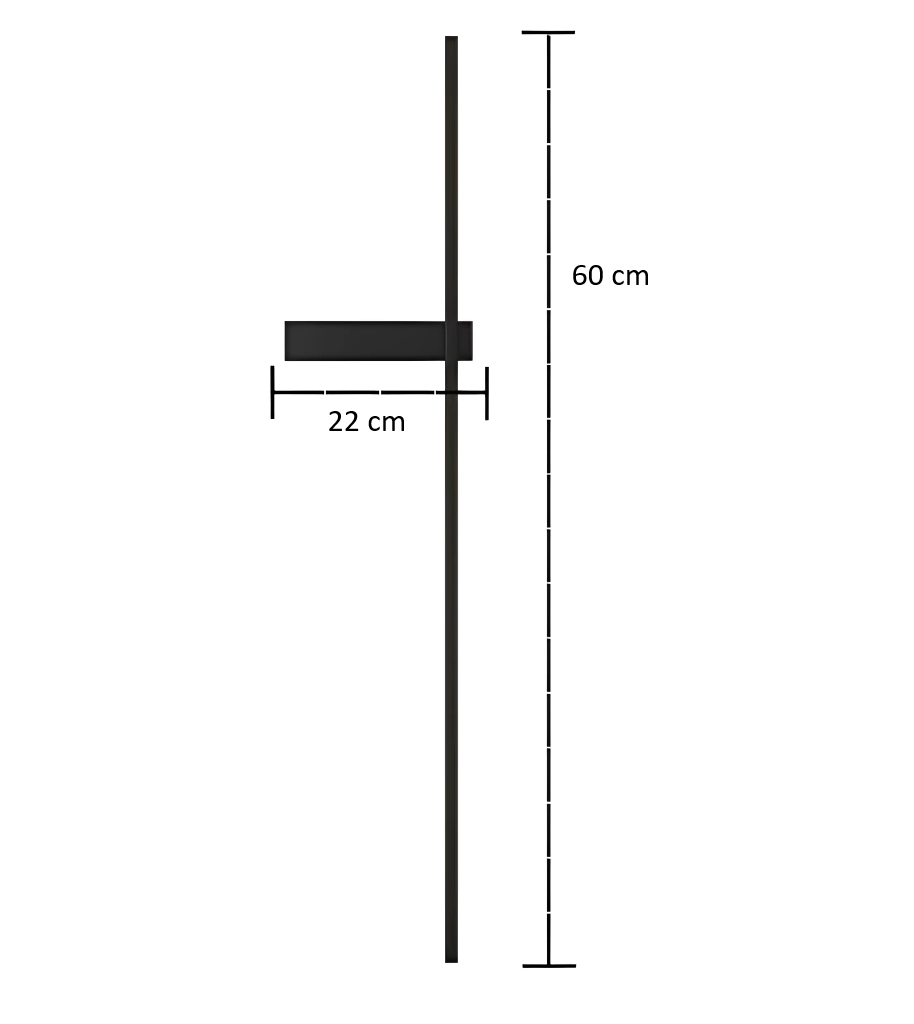Tarelle L 60 cm (12 W)