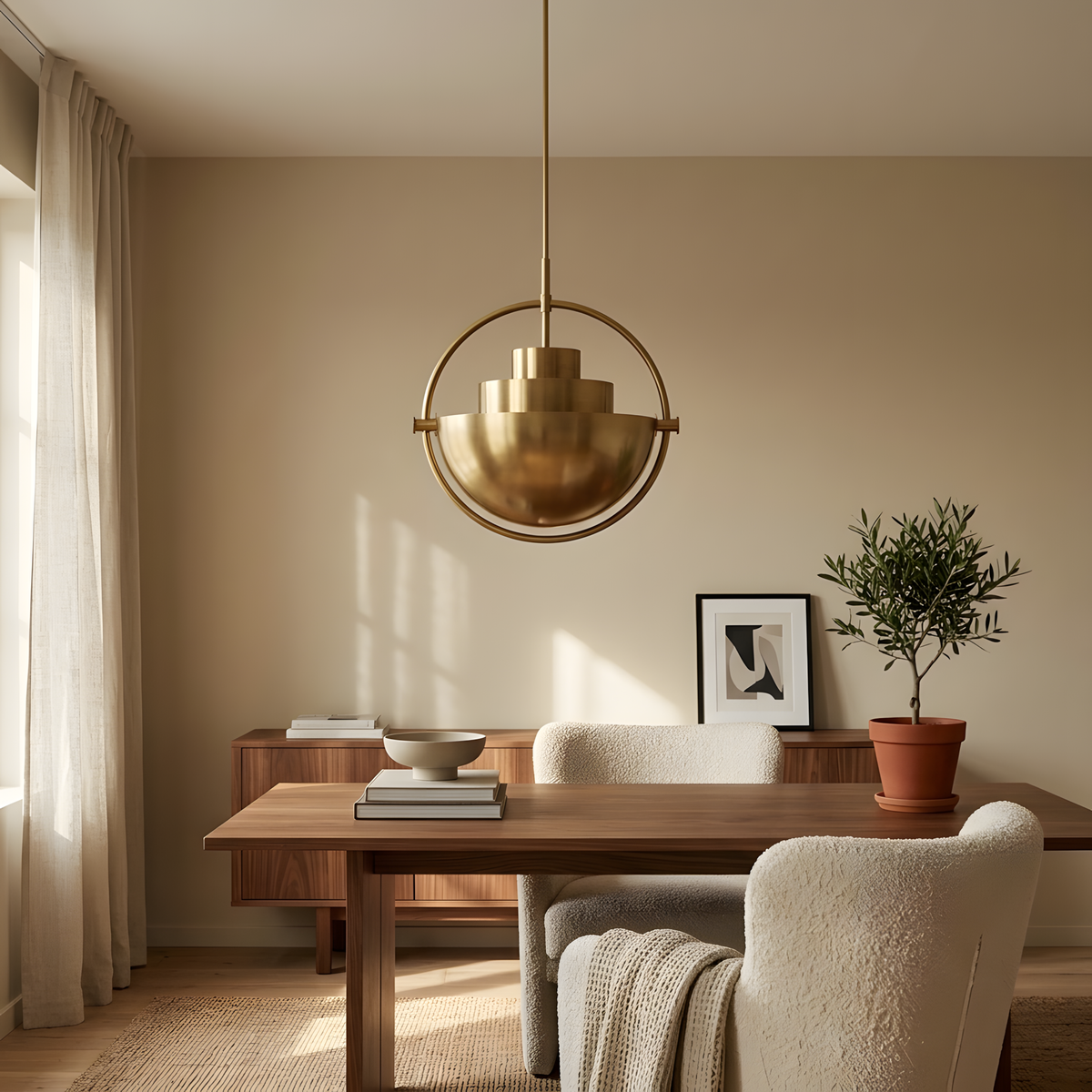 Isavia suspension scandinave, lumière du soir