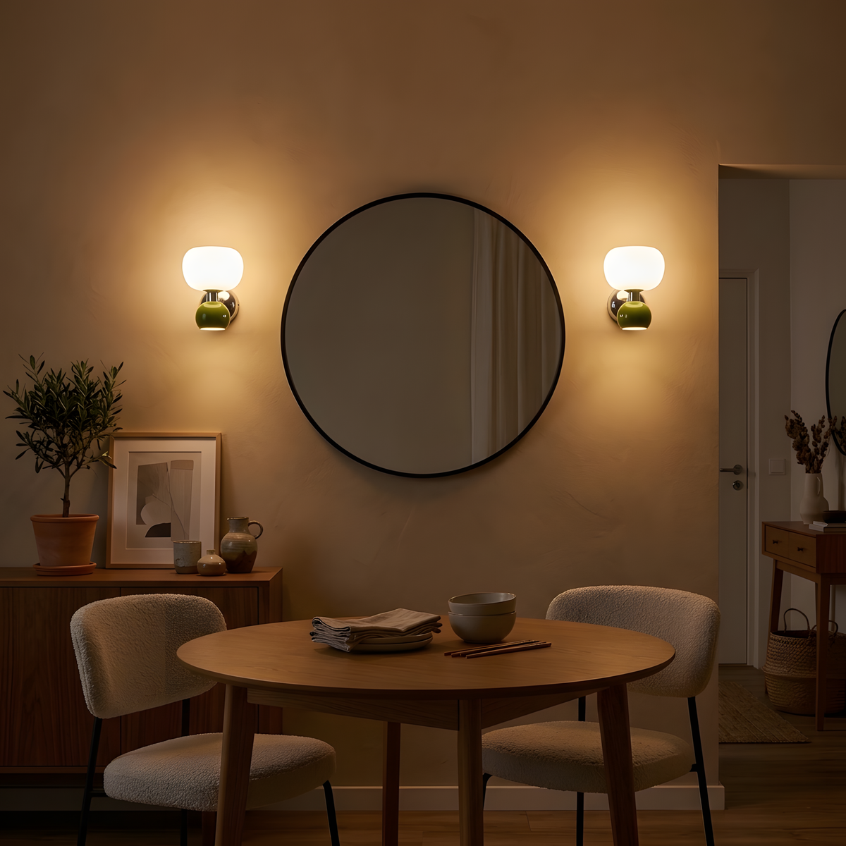 Jovxia applique murale chambre le soir